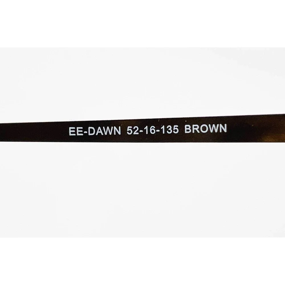 Envy Eyewear Eyeglasses Frames Womens Brown EE-DAWN Stainless Steel 52-16-135
